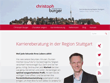 Tablet Screenshot of christophburger.de